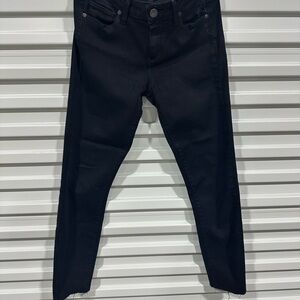 PAIGE Black Skinny High-Rise Stretch Jeans